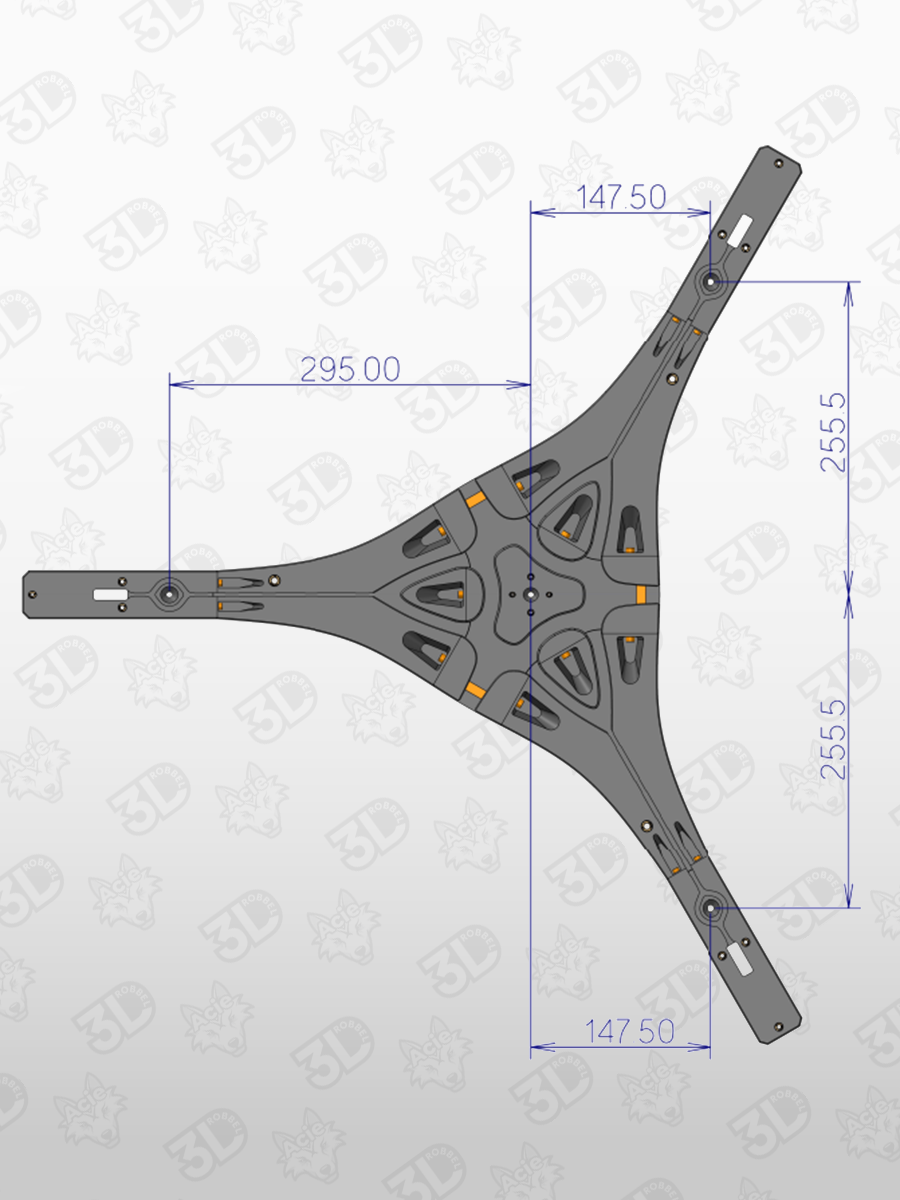 Autodarts Grundplatte DIY V2.0 – passend zu Robbel3D Sets