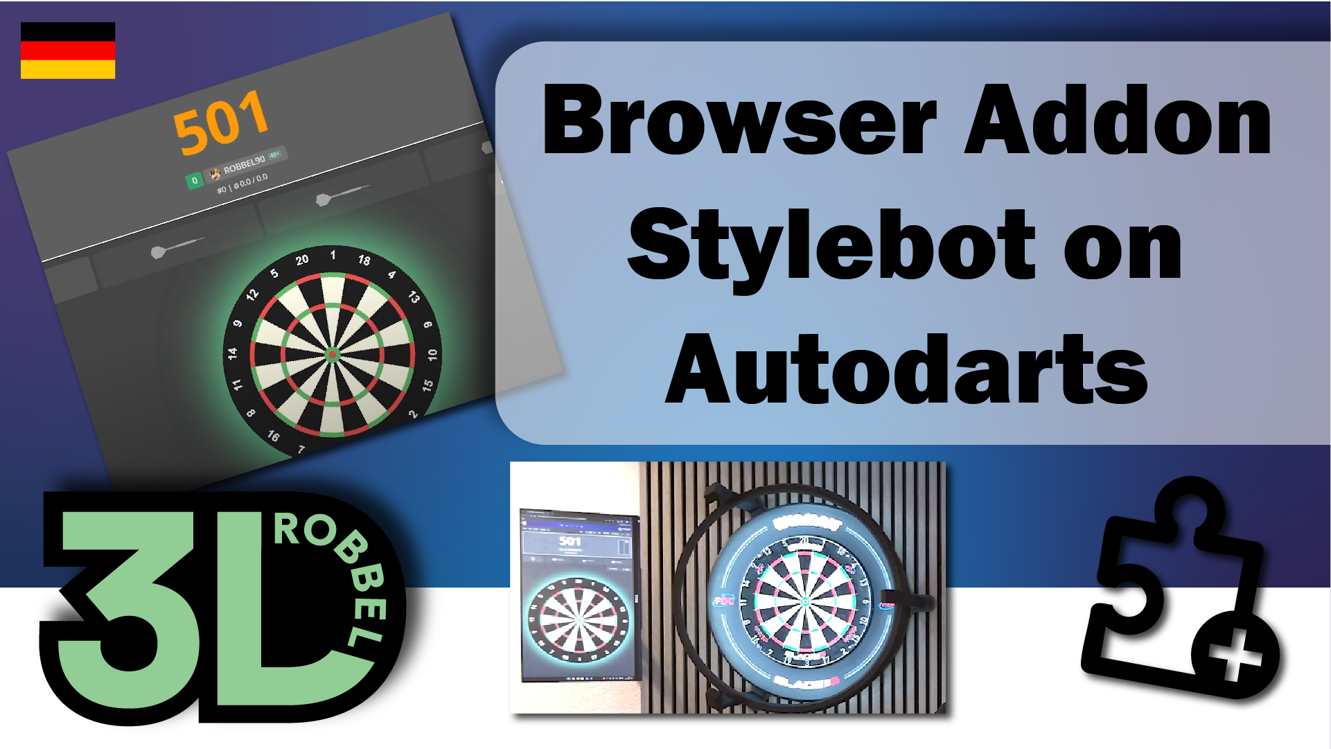 Video laden: Youtube Video, Robbel90 Tutorial über Stylebot für Autodarts