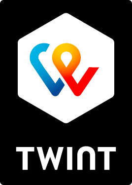 Twint Logo, Mit Twint zahlen